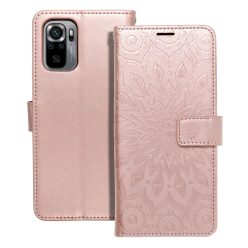   MEZZO fliptok Xiaomi Redmi Note 10 / 10S mandala rózsa arany tok
