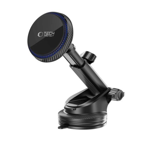Tech-protect Mm15w-v4 Mágneses Magsafe Műszerfalra és Szellőzőbe Szerelhető Autós Telefontartó Vezeték Nélküli Töltő 15w Fekete
