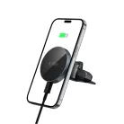 Tech-protect Mm15w-v5 Mágneses Magsafe Cd & Vent Autós Tartó Vezeték Nélküli Töltő 15w Fekete/fekete