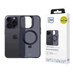   3mk Smoke Case Mag&Stand Apple iPhone 15 Pro Max tok - fekete