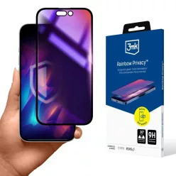   3mk Rainbow Privacy Edzett Üvegfólia Apple iPhone 15 Pro Max