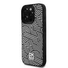 iPhone 16 Pro Elefántcsont DKNY PU Bőr Crosswalk Minta Magsafe tok