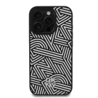 iPhone 16 Pro Elefántcsont DKNY PU Bőr Crosswalk Minta Magsafe tok