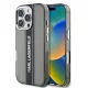 iPhone 16 Pro fekete Karl Lagerfeld IML Stripe Logo tok