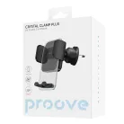Proove Crystal Clamp Plus szellőzőre erősíthető autós telefontartó fekete