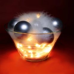   Home ML 160/WW micro LED-es fényfüzér, 15,9 m / 160 db melegfehér micro LED, állófényű, vékony vezeték, hálózati adapter, kül- és beltéri kivitel