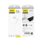 Dudao L4ST USB-A / USB-C kábel 2A 1m - fehér