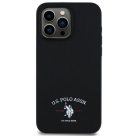US Polo USHCP15XPARK iPhone 15 Pro Max 6.7" fekete/fekete Nyomtatott DH Logó tok