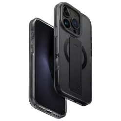   Uniq Heldro Max iPhone 16 Pro 6.3" Magclick töltőtok fekete/ködszürke tok