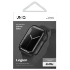 Uniq Legion tok Apple Watch Series 7/8/9 45mm fekete/fekete