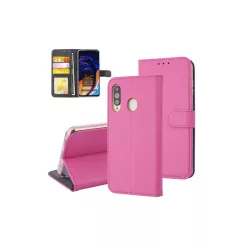 Fliptok kártyatartóval Samsung A60 pink