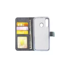 Fliptok kártyatartóval Samsung M40 világoskék