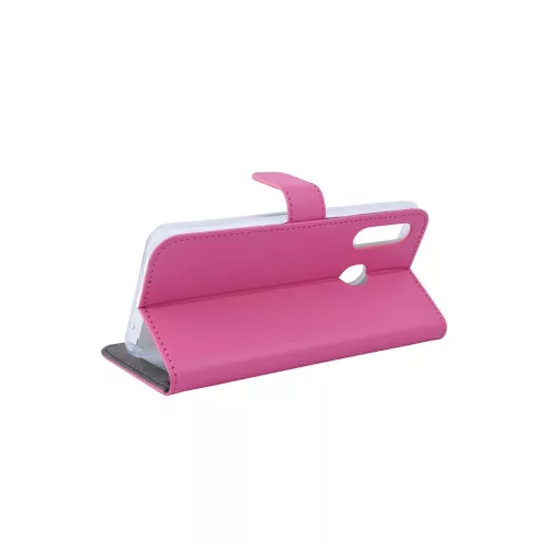 Fliptok kártyatartóval Samsung M40 pink