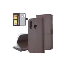 Fliptok kártyatartóval Samsung M40 barna