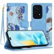 Techsuit - FlipCraft - Honor 200 Lite - Vibráló Kék tok
