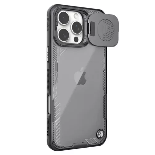 Nillkin - Iceblade Prop (kamera kivágás nélkül) - iPhone 16 Pro - Fekete tok
