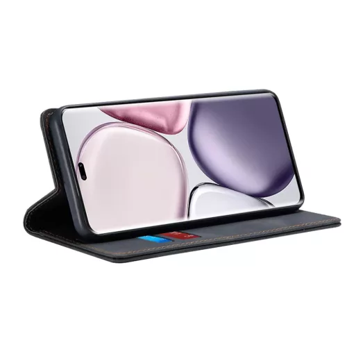 Honor Magic7 Lite / X9c Fekete Techsuit Kényelmes Borítás tok