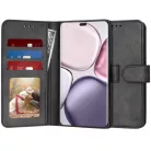 Honor Magic7 Lite / X9c Fekete Techsuit Naplókönyv tok