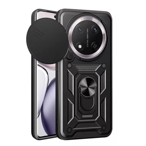 Honor Magic7 Lite / X9c Fekete Techsuit CamShield sorozat tok