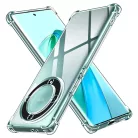 Techsuit - Ütésálló átlátszó szilikon tok - Honor Magic5 Lite - Átlátszó