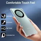 Techsuit - Ütésálló átlátszó szilikon tok - Honor Magic5 Lite - Átlátszó