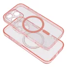 CLEAR MAG COVER tok kompatibilis MagSafe-fel SAMSUNG S25 Ultra rózsaszín csillámos
