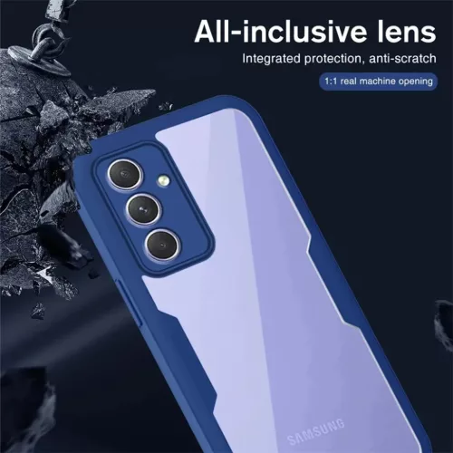 Techsuit - ColorVerse 360 Sorozat + Képernyővédő - Samsung Galaxy A54 - Fekete tok