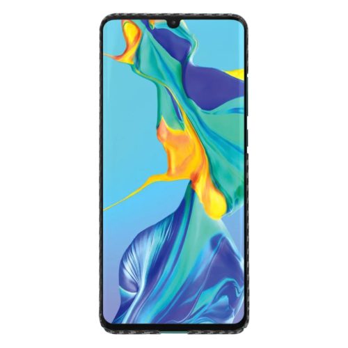 Techsuit - Carbonite FiberShell - Huawei P30 Pro / P30 Pro New Edition - Fekete tok