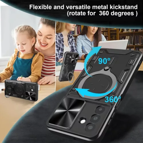 Techsuit - CamGuard Pro - Samsung Galaxy A26 5G - Fekete tok