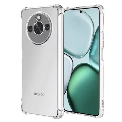 Techsuit - Ütésálló Átlátszó Szilikon Tok - Honor X9c Okostelefonhoz - Átlátszó tok