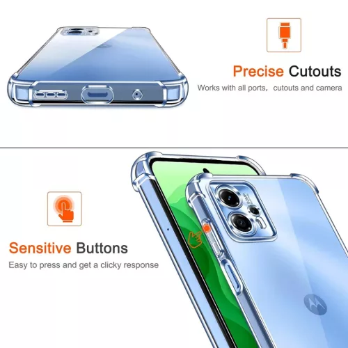 Techsuit - Ütésálló Átlátszó Szilikon Tok - Honor X9c Okostelefonhoz - Átlátszó tok
