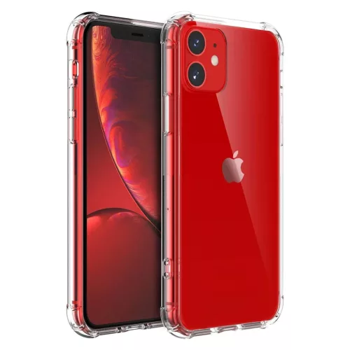 Techsuit - Ütésálló átlátszó szilikon tok - iPhone 11 - Átlátszó