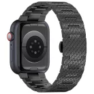 Techsuit - 32mm-es Óraszíj (W052) - Apple Watch 1/2/3/4/5/6/7/8/9/10/SE/SE 2 (38/40/41/42mm) - Fekete