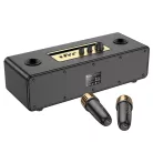 HOCO hangszóró bluetooth + 2 x vezeték nélküli mikrofon BS63 fekete