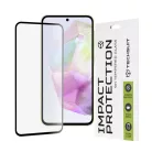 Techsuit - 111D Teljes Fedésű / Teljes Ragasztású Üveg - Samsung Galaxy A35 5G / A55 5G / M35 - Fekete üvegfólia