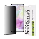 Techsuit - 111D Teljes Ragasztós Privátvédő - Samsung Galaxy A35 5G / A55 5G / M35 - Fekete üvegfólia