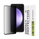 Techsuit - 111D Privát Teljes Ragasztás - Samsung Galaxy S23 FE - Fekete üvegfólia