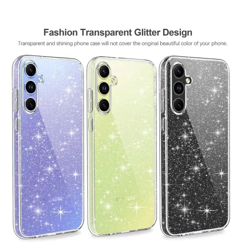 Techsuit - SparkleSkin sorozat - Samsung Galaxy A54 - Átlátszó tok