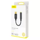 Baseus L54 USB-C/ 3.5 mm átalakító adapter fekete DAC