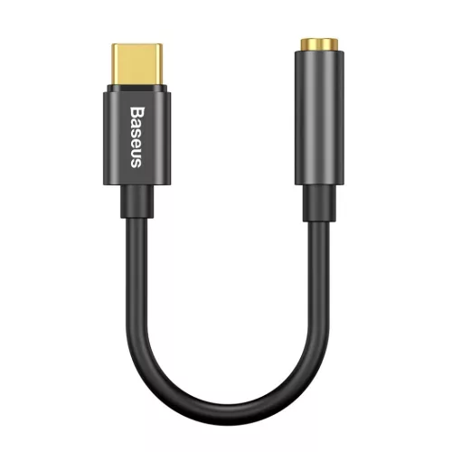 Baseus L54 USB-C/ 3.5 mm átalakító adapter fekete DAC
