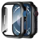 Techsuit - Defense360 Pro + Képernyővédő - Apple Watch 7 (45mm) - Fekete tok