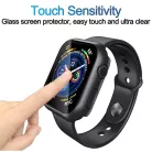 Techsuit - Defense360 Pro + Képernyővédő - Apple Watch 7 (45mm) - Fekete tok