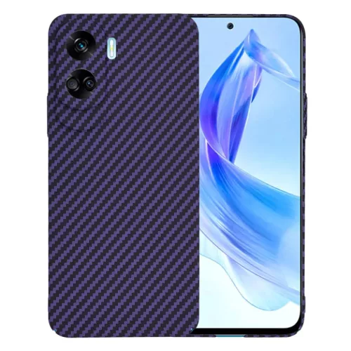 Techsuit - Karbonit Szálburok - Honor 90 Lite - Lila tok