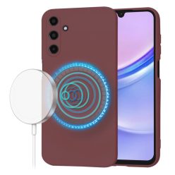   Techsuit - SoftFlex MagSafe - Samsung Galaxy A15 4G / A15 5G - Szilvapiros tok