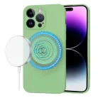 Techsuit - SoftFlex MagSafe - iPhone 14 Pro Max - Mentazöld tok