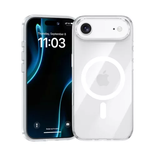 iPhone 17 Air átlátszó Benks Mágneses Kristály tok (Kamera Vezérlő Gomb) tok