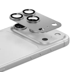   iPhone 17 Pro Fehér Benks Edzett üveg Glass Warrior Integrált Fém Lencsevédő (C069) (3 darab lencse) üvegfólia