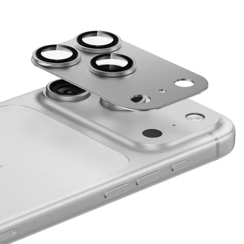 iPhone 17 Pro Fehér Benks Edzett üveg Glass Warrior Integrált Fém Lencsevédő (C069) (3 darab lencse) üvegfólia