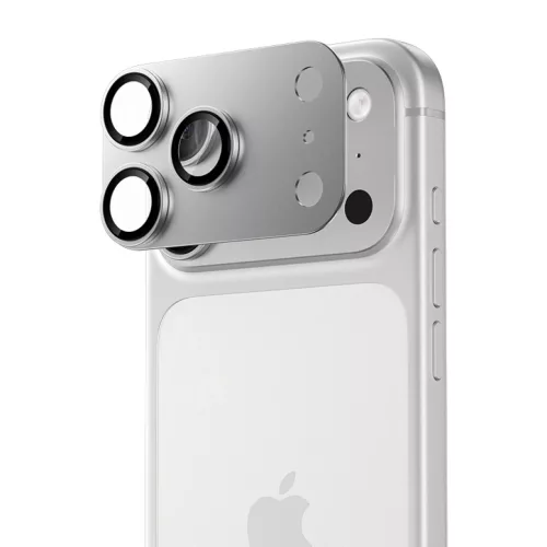 iPhone 17 Pro Fehér Benks Edzett üveg Glass Warrior Integrált Fém Lencsevédő (C069) (3 darab lencse) üvegfólia