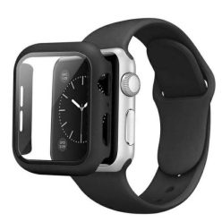   Apple Watch 38/40/41 mm Beline Silicone óraszíj + tok fekete